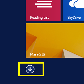 Windows 8 Donatılar ve Uygulamalar