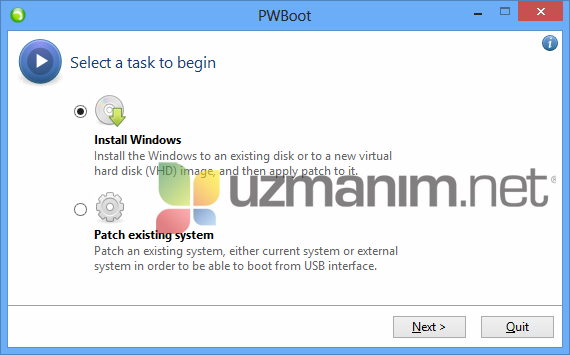 Usb Diske Windows 8 yükleme - Windows yükle