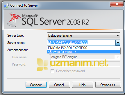 Sql Server 2008 R2 Connect To server