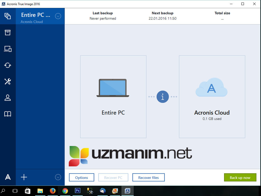 acronis true image kopyalama programı