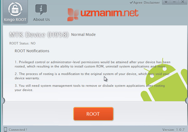 Android root etme
