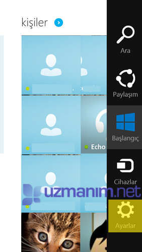 Windows 8.1 Skype ayarlar