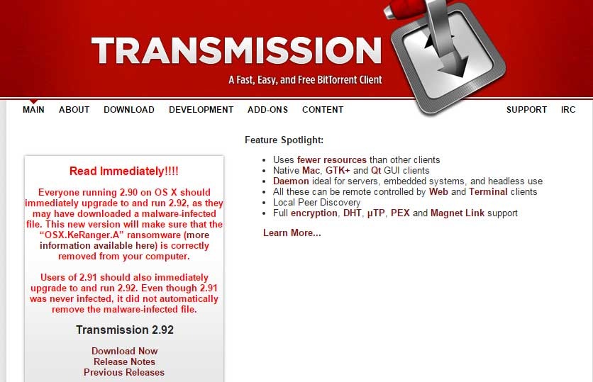 transmission-home-page